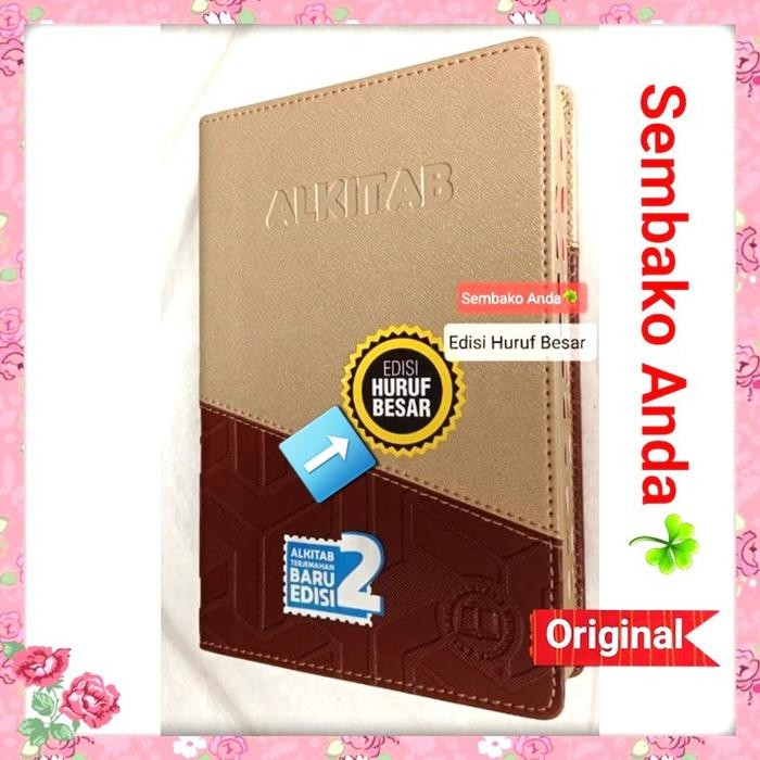 Alkitab Kristen Edisi Huruf Besar. Manula Lansia Usia Lanjut. Pc