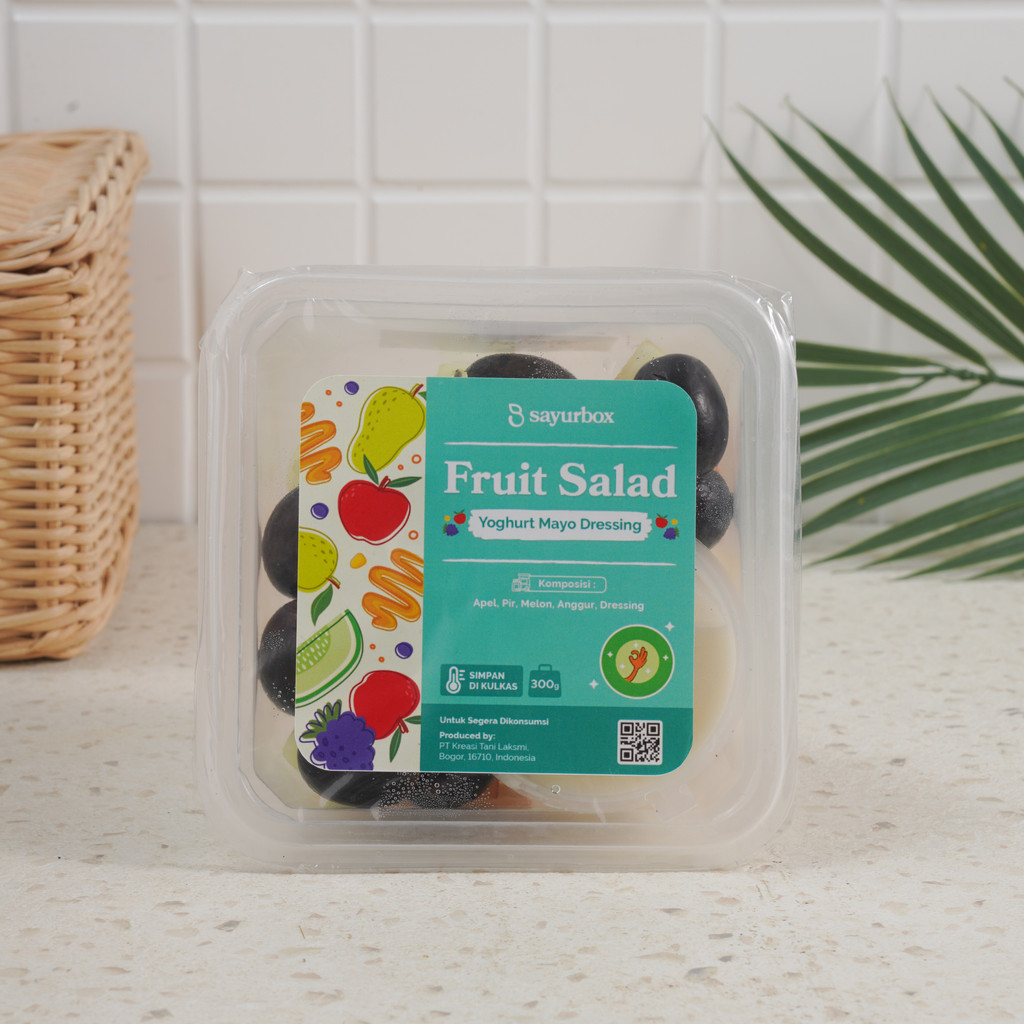 

Sayurbox Kitchen Salad Buah Yoghurt Mayo Dressing 300 gram