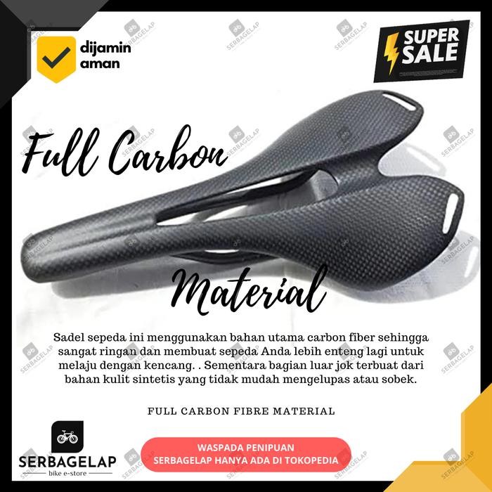 Sadel Sepeda Balap Roadbike Carbon Fiber Panjang Ringan - Fx10 #Gratisongkir #Sale #Discount