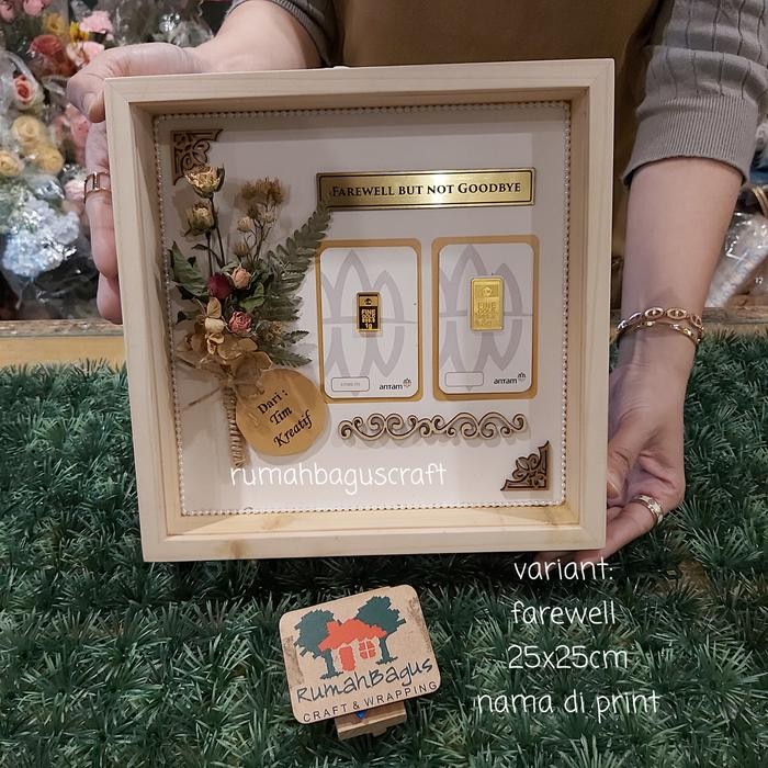 JTTOP" FRAME MAHAR UNTUK ANTAM LOGAM MULIA/FAREWELL