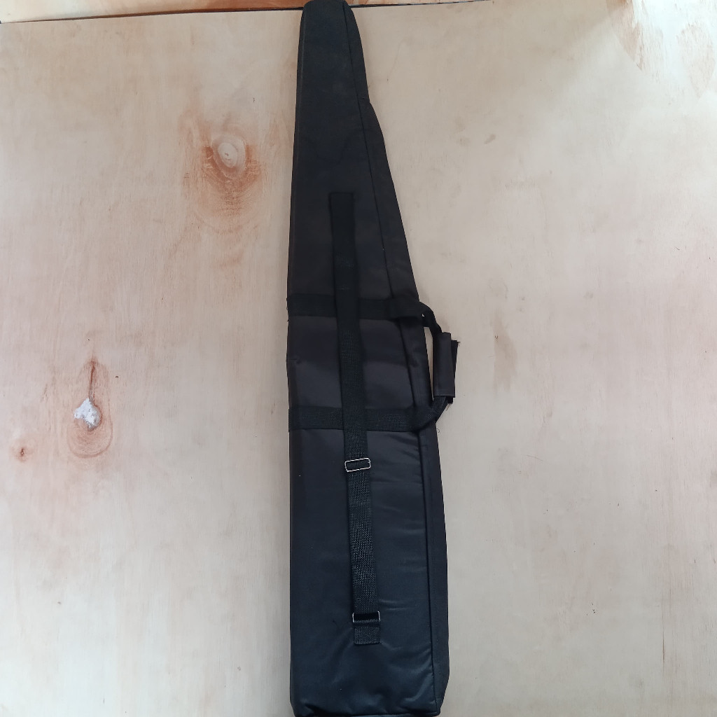 TAS SENAPAN BUSA TEBAL HITAM POLOS