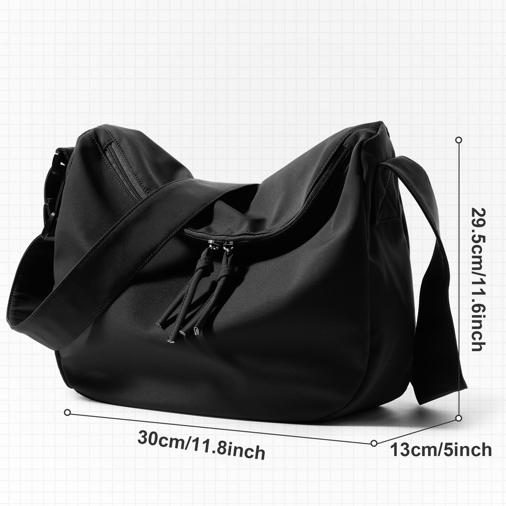 Style Shoulder Bag Nylon Waterproof Messenger Bag School Bag Simple Men'S & WomenS Bag Designer