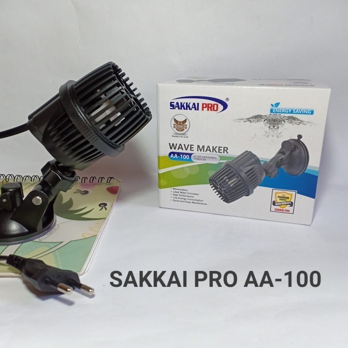 Wave Maker SAKKAI PRO AA 100 Mesin Pembuat Ombak rium Kolam 5 Watt OMBAK RIUM DAN KOLAM