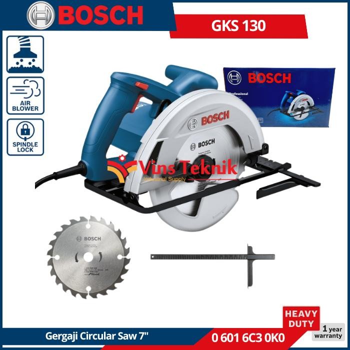 

Terlaris Bosch Gks 130 Mesin Gergaji Kayu Sirkel Circular Saw 7" Gks130