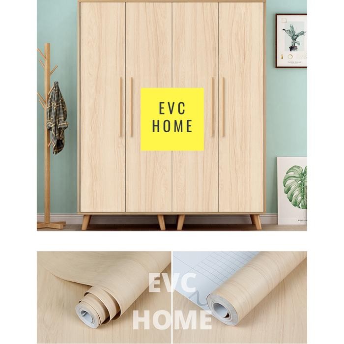 JTTOP" EVCHOME 60CM X 3M WALLPAPER STICKER LEMARI/HPL STICKER LEMARI SERBA GUNA/WALLPAPER DINDING