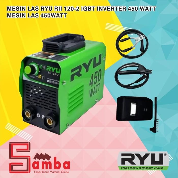 

Terlaris Mesin Las Ryu Rii 120-2 Inverter 450 Watt / Mesin Las Travo Las