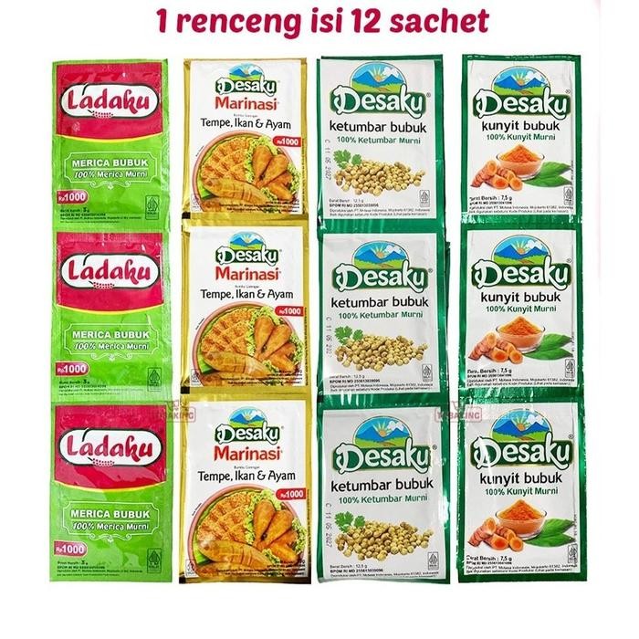 

Terlaris Desaku Marinasi Ayam Ikan Tempe Ketumbar Kunyit Ladaku Halal Bpom Original