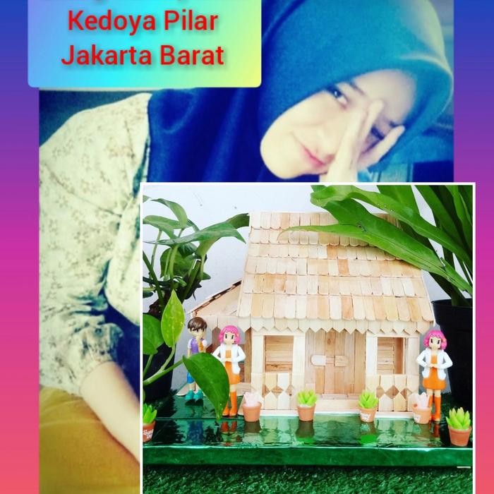 ASLI Rumah Adat Betawi miniatur