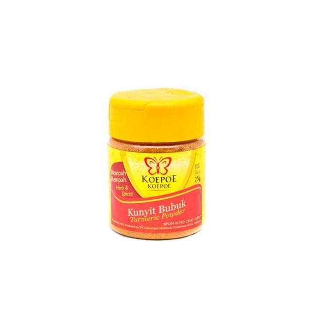 

Terlaris Koepoe Koepoe Kunyit Bubuk 25 Gr
