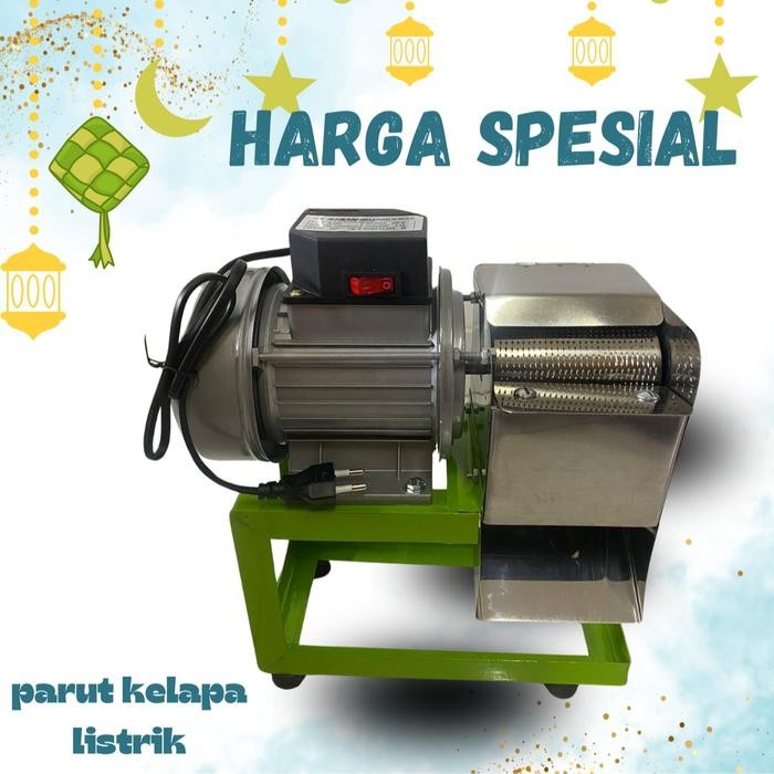 

Terlaris F&R Cod Parutan Kelapa Listrik Parut Elektrik Serbaguna Parutan Kelapa, Jahe, Kunyit, Ubi,