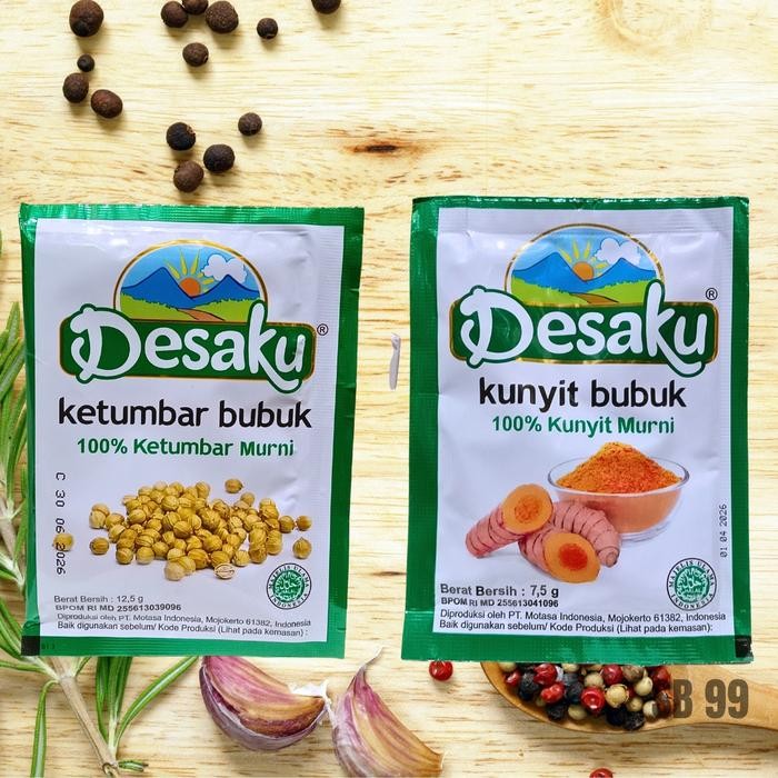 

Terlaris Desaku Ketumbar Dan Kunyit Bubuk Per Renceng Isi 12