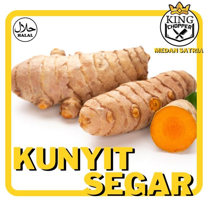 

Terlaris Kunyit Segar - Bersih Bumbu Fresh Kunir Sayur Rempah Kg Grosir Gr