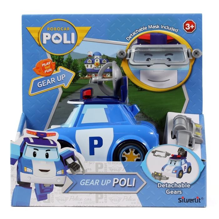 ASLI Robocar Poli Gear Up Poli 83392 Mainan Anak Original