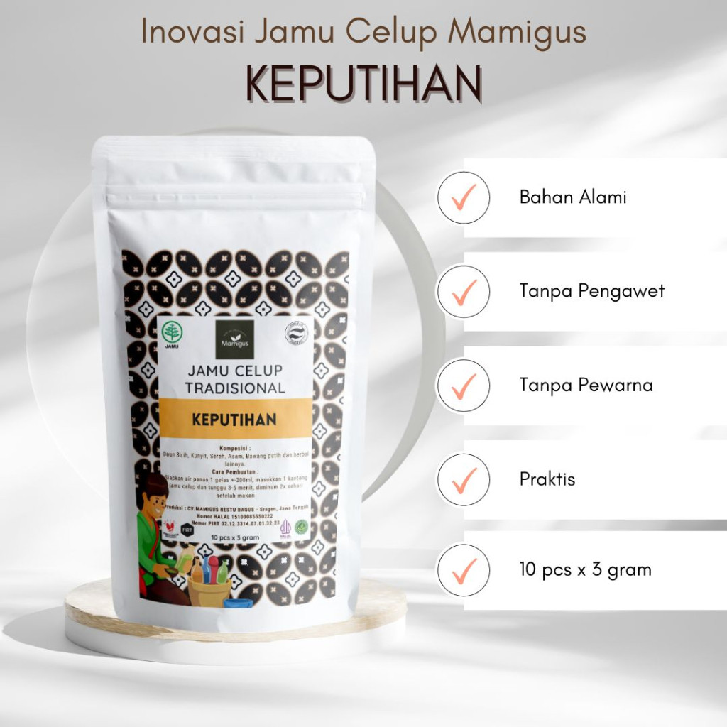 

TERMURAH!! Jamu Celup Tradisional KEPUTIHAN