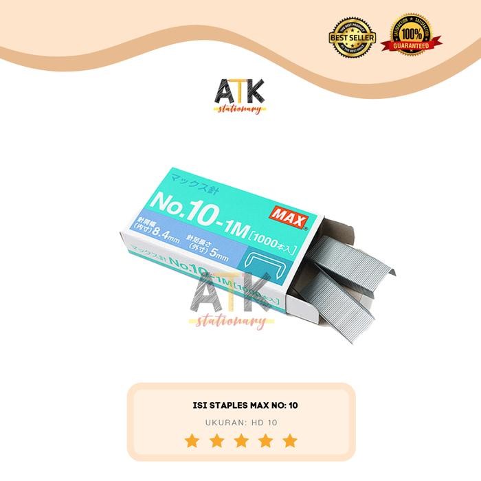 

Isi Staples MAX No: 10 atk