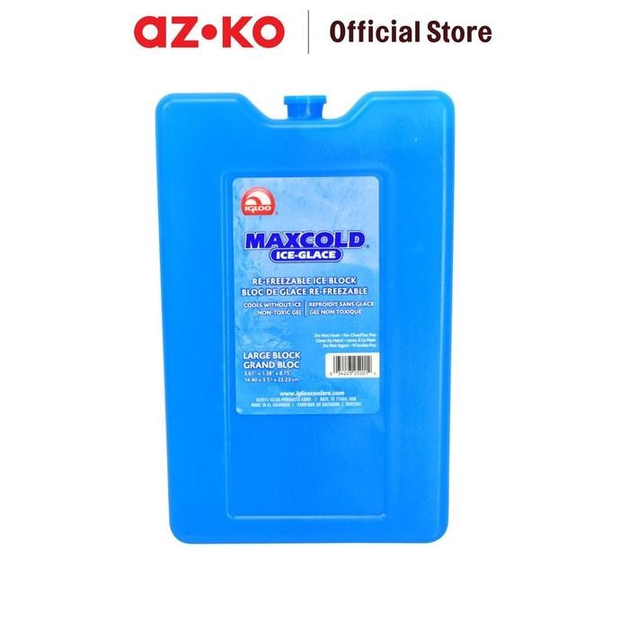 

AZKO Igloo Maxcold Ice Glace Gel Pendingin Ukuran L Ice Gel Cooler Gel Jel Dingin Pengganti Es Ice