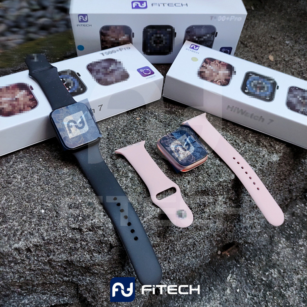 Mex - FiTech T500 T500+Pro S7 Mini Smartwatch Pintar Series 7 Bluetooth Fitness Tracker Heart Rate