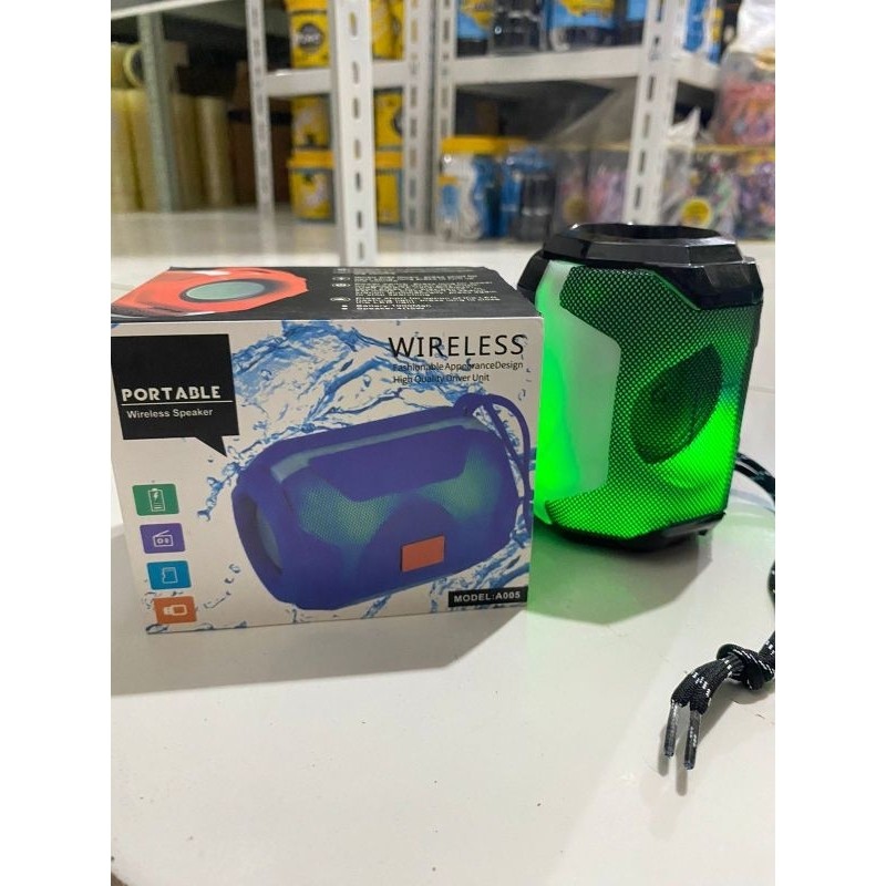 Speaker bluetooth A005 wireless portable led
