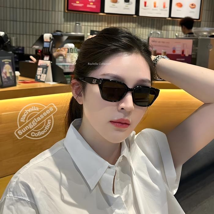 SALE  Kacamata Hitam Fashion Korea GM NADA RC-0118 + Box & Hard Case Kacamata