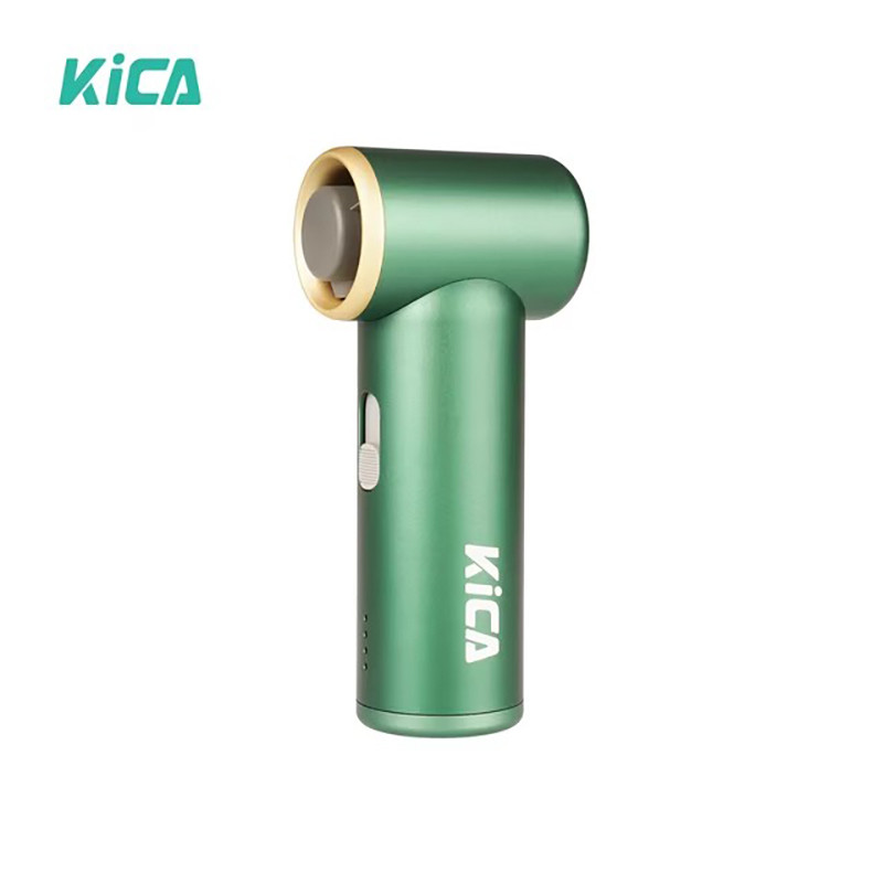 Kica 3000Mah Mini Turbo Jet Fan Turbine Outdoor Jet Brushless Motor Portable Handheld Fan Cooling