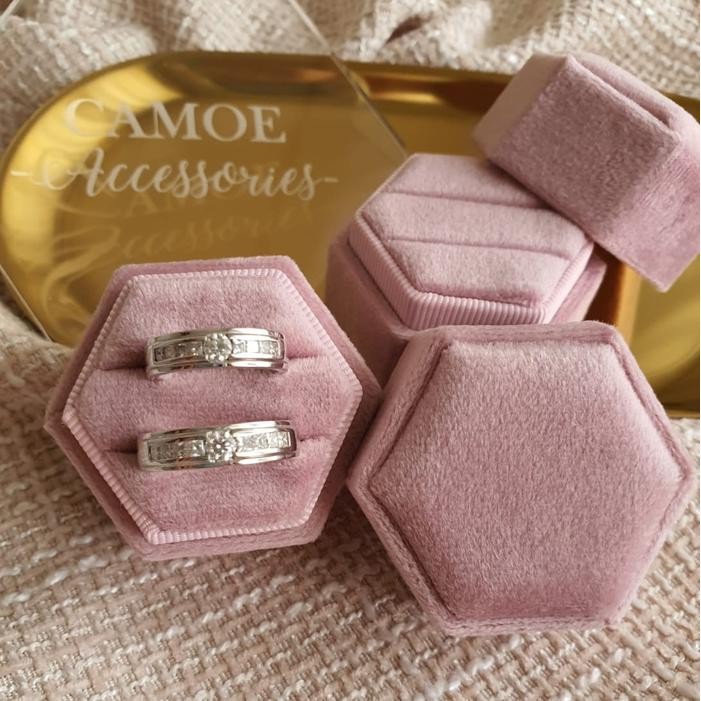 CAMOE - ENGAGEMENT RING BOX / COUPLE VELVET RING BOX