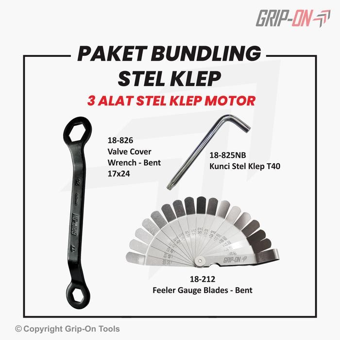 Bundling Stel Klep / Paket Kunci Stel Klep Hemat Grip On #Gratisongkir