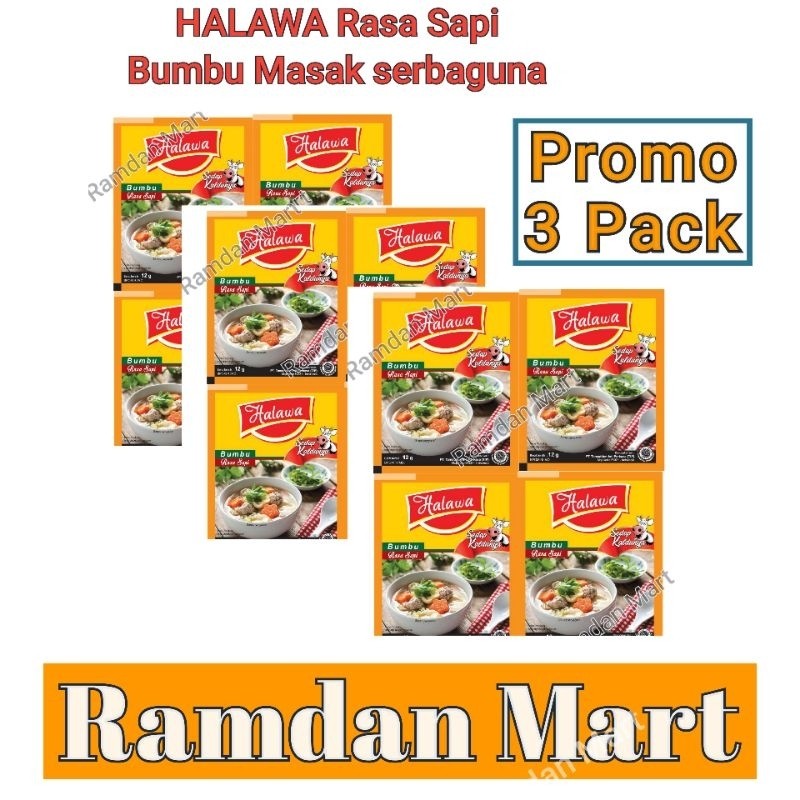 

CPT - (PROMO) Bumbu Halawa 3 Pack Tanpa MSG