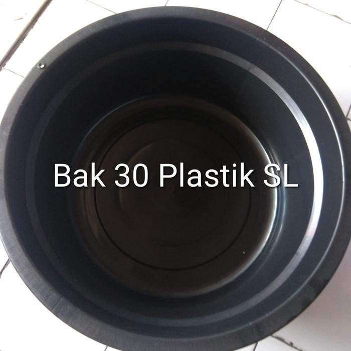 Bak Plastik Jumbo Hitam30/Baskom Besar/Ember Jumbo 30 Hitam Plastik Sl Terlaris