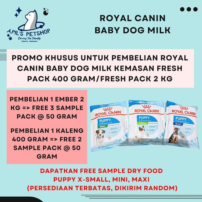 TERBARU ROYAL CANIN BABY DOG MILK - SUSU ANJING ROYAL CANIN - SUSU PUPPY 2 KG BISA GRAB
