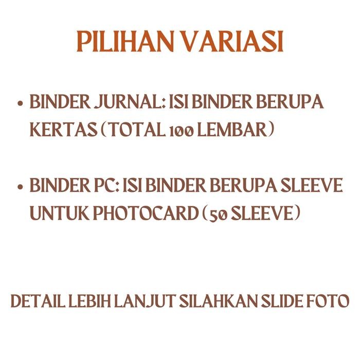 

Gilang_Store (A5 Size) Binder Journal Set Hogwarts House Version / Agenda Notebook