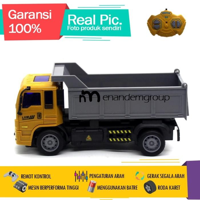 Mainan Mobil Remot Kontrol Rc Dump Truk Max