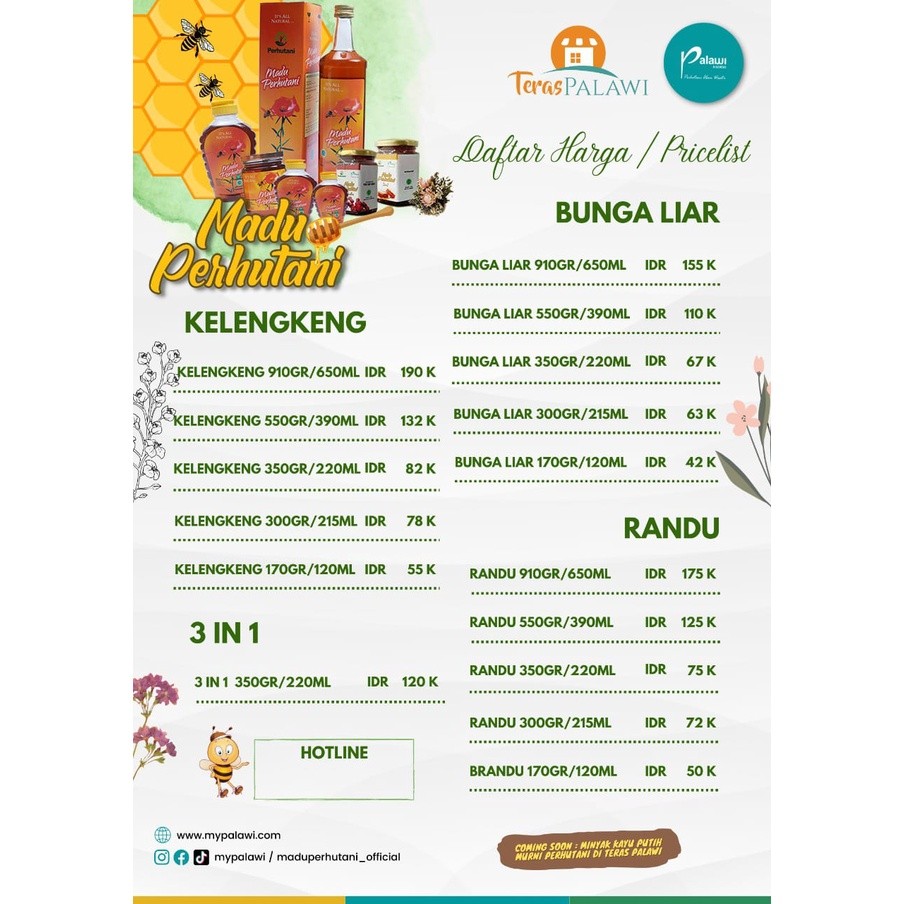 

Sensasi Lezat Madu Perhutani Klengkeng 650 Ml