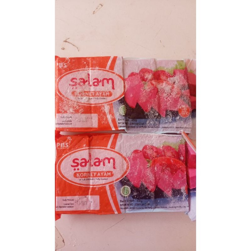 

Konter Makanan Salam Kornet Ayam 450Gr