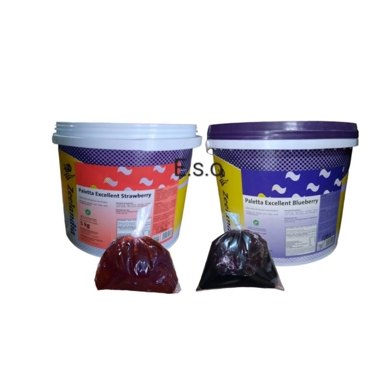 

Konter Makanan Selai Paletta Strawberry/Blueberry 250Gr Repk