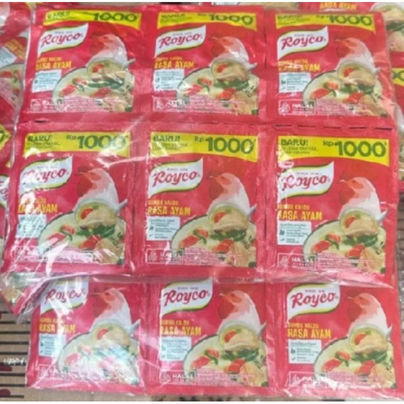 

Konter Makanan Royco Kaldu Ayam (1000) Isi 24Sachet