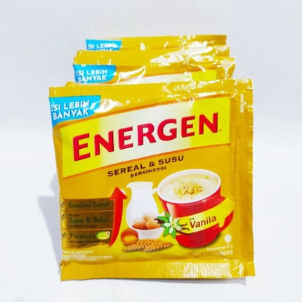 

Sensasi Lezat Energen Vanilla Minuman Bubuk Sereal 1 Renteng [32 Gr X 10 Sachet]