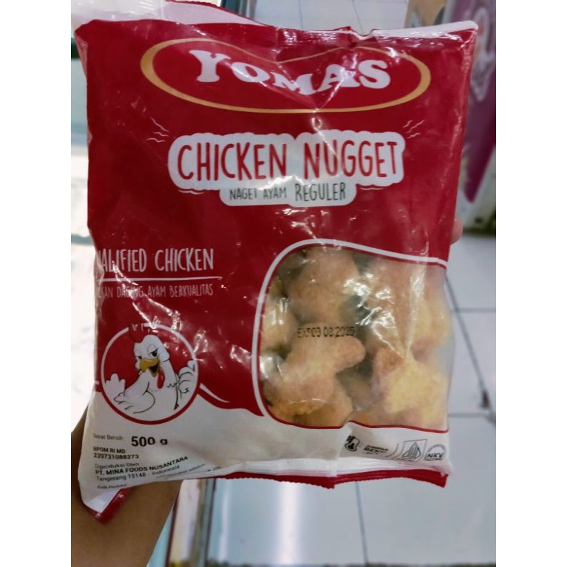 

Konter Makanan Yomas Nugget 500Gr