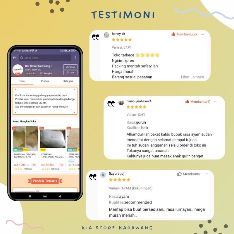 

Sensasi Lezat Kaldu Ayam / Sapi 1 Kg/Pcs