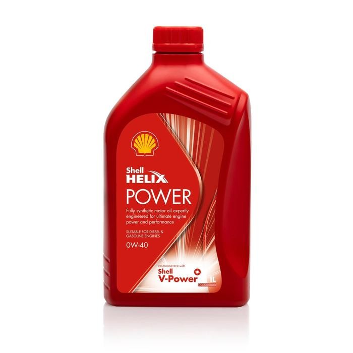 Oli Mobil Shell Helix Power 0W-40 KEMASAN 1 LITER