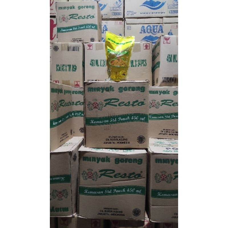 

Sensasi Lezat Minyak Goreng Resto Pouch 450Ml 1 Dus Isi 24 Pcs