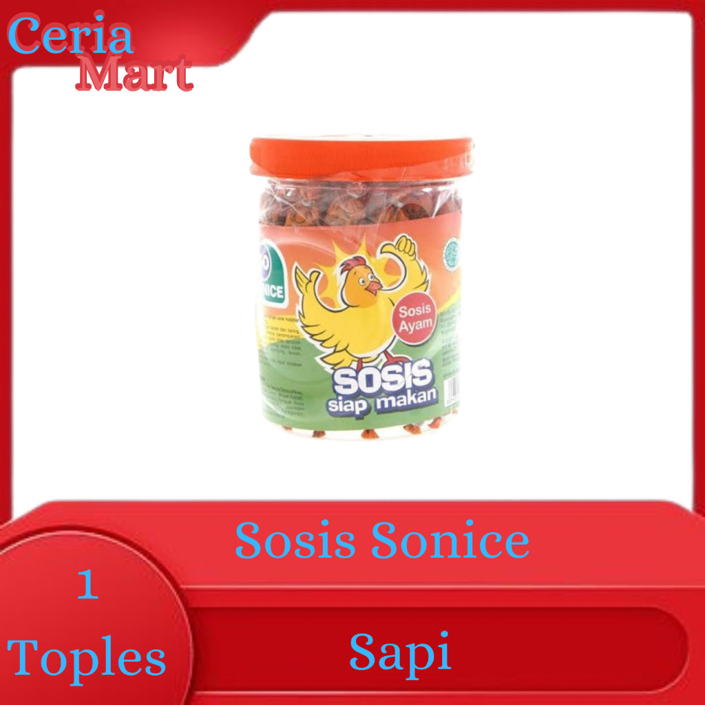 

Sensasi Lezat Cemilan Sosis Sonice 1000 Per Stoples Isi 25 Pcs