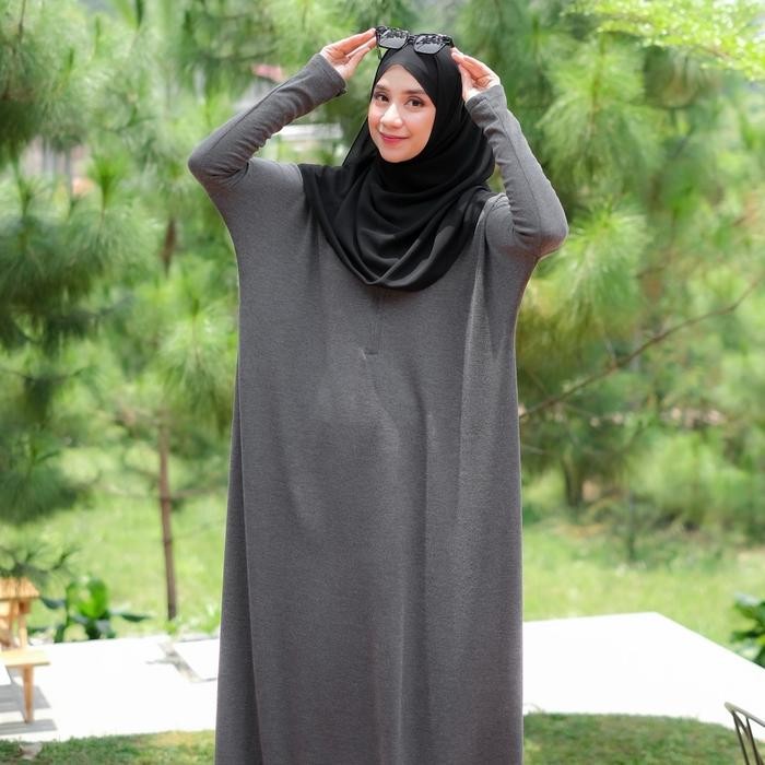 Kamila Abaya Knit / Gamis Knit Premium / Gamis Rajut Premium / Gamis Sporty Premium / Abaya Sporty /