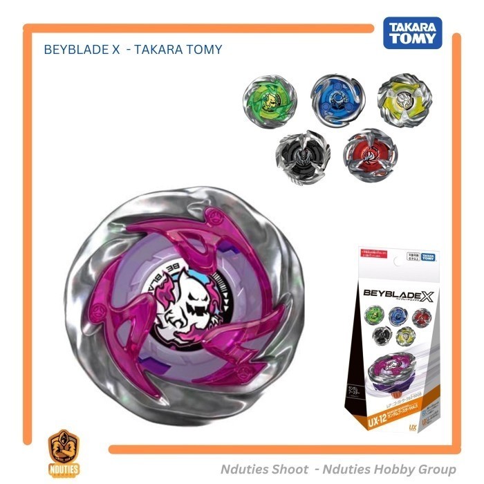 SALE  UX-12 BEYBLADE X COMPLETE SET (01-06) GHOST CIRCLE TAKARA TOMY ORIGINAL READYY