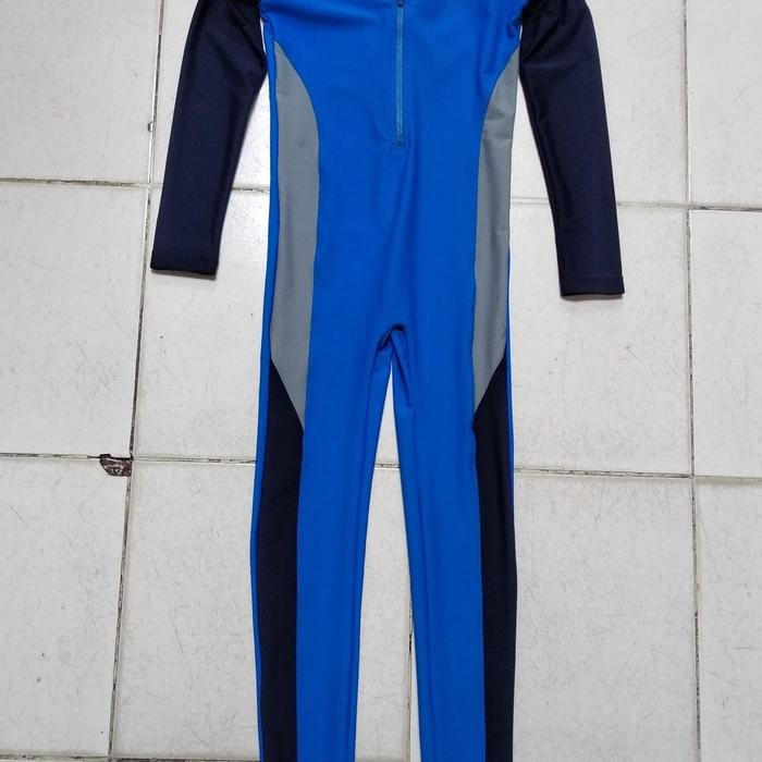 Baju Renang Diving Biru Anak Laki Laki Tk - Sd - Smp