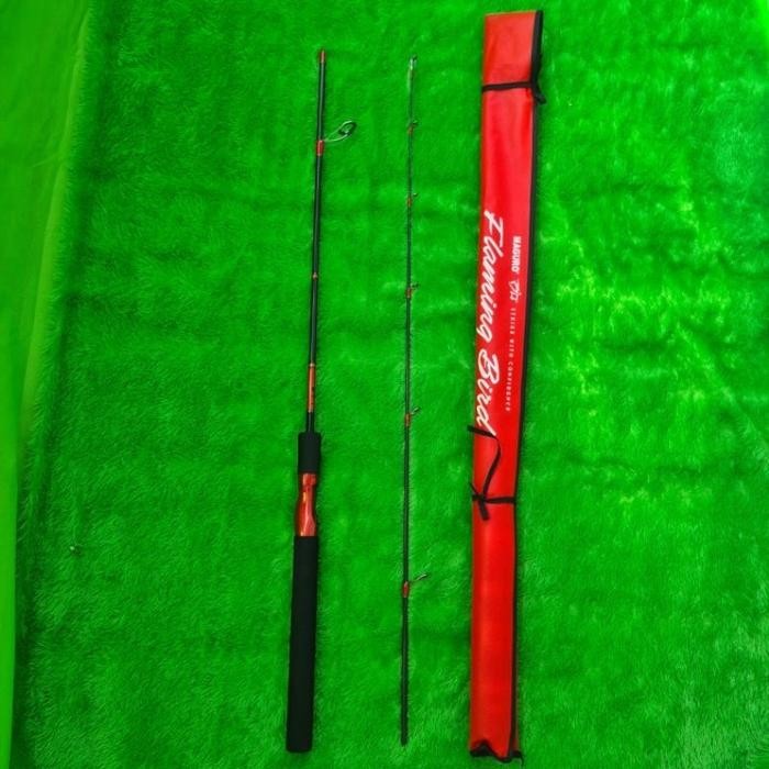 JORAN PANCING MAGURO FLAMING BIRD 150 165 BAHAN CARBON 6-14 Lbs LENTUR SUPER ENTENG DAN KUAT