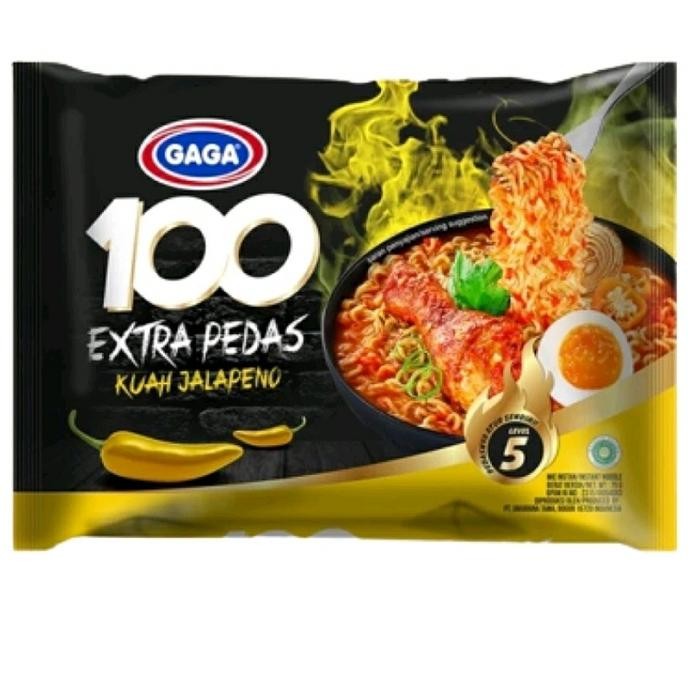 

Kualitas No1 Gaga Mie 100 Mie Kuah Ekstra Pedad Jalapeno 1 Dus Isi 40