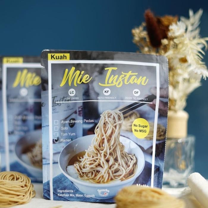 

Best Seller Paket Mie Instan Sehat Flour Free Keto Friendly Isi 4