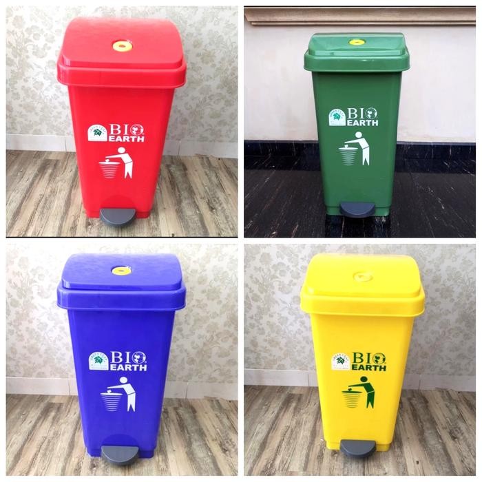 Kargo-Tempat Sampah Injak Green Leaf Bio 50Ltr/Tong Sampah Injak