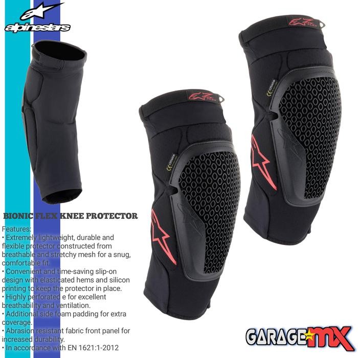 KNEE PROTECTOR ALPINESTARS BIONIC FLEX.KNEE GUARD ALPINESTARS.DEKER