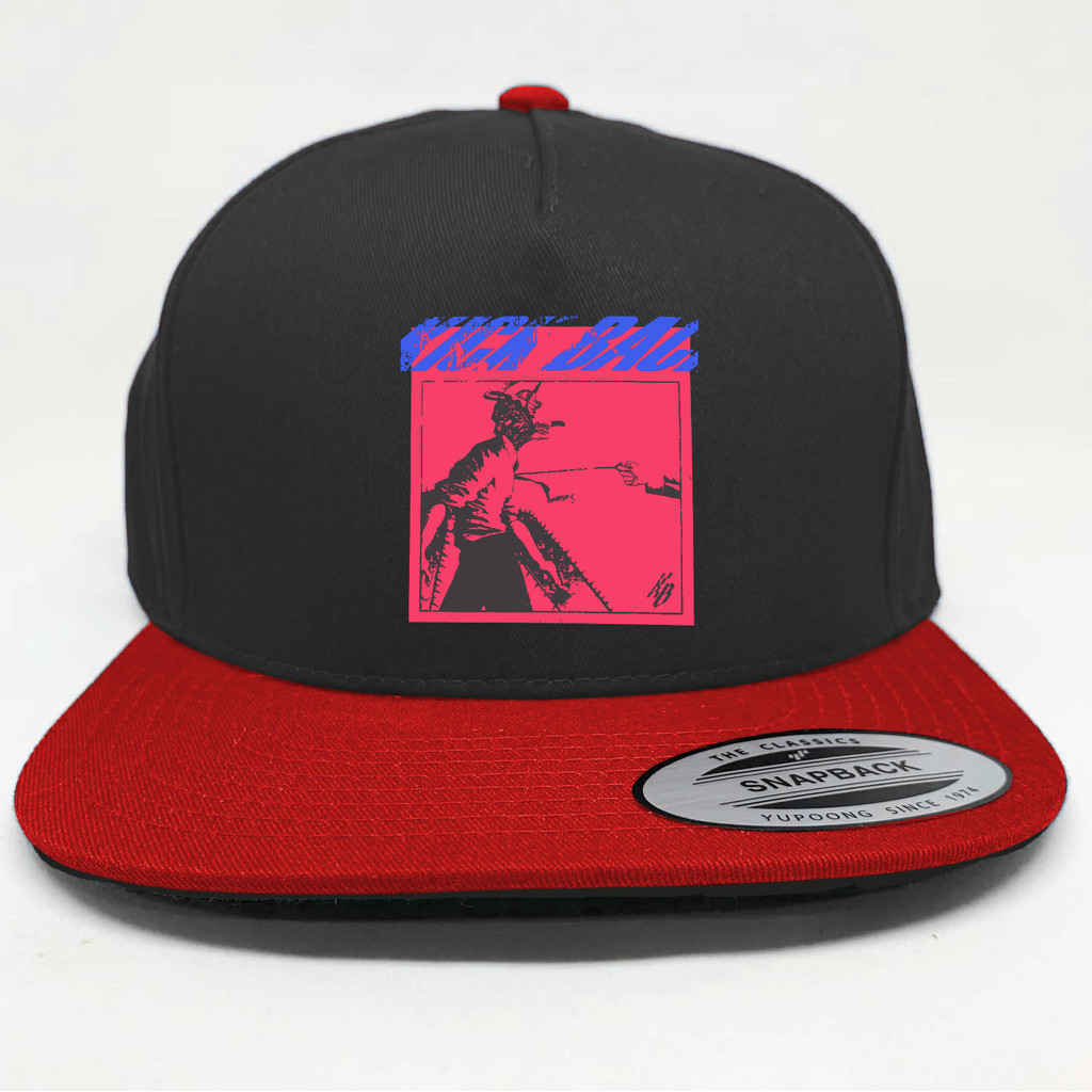 Topi snapback Anime Chainsaw Man Denji Kick back Kenshi Yonezu UT